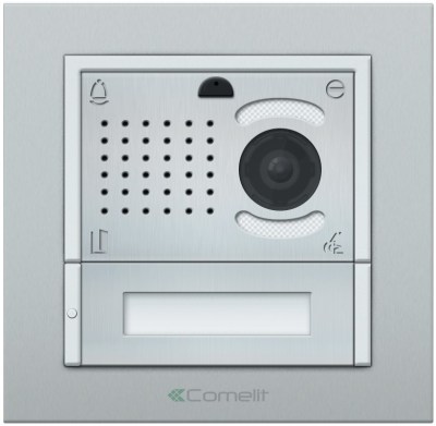 Вызывная панель Comelit IKALL METAL с 1 кнопкой VIP.